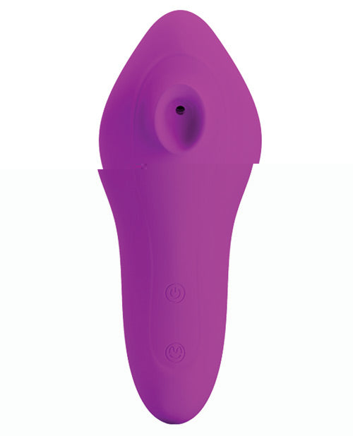 Pretty Love Magic Fish 12 Function Clitoral Suction Stimulator - Fuchsia