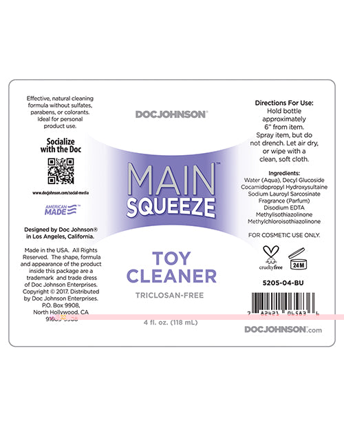 Main Squeeze Toy Cleaner - 4 oz