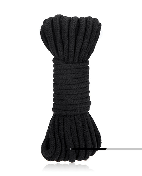 Lux Fetish Bondage Rope - 10m/33 ft Black