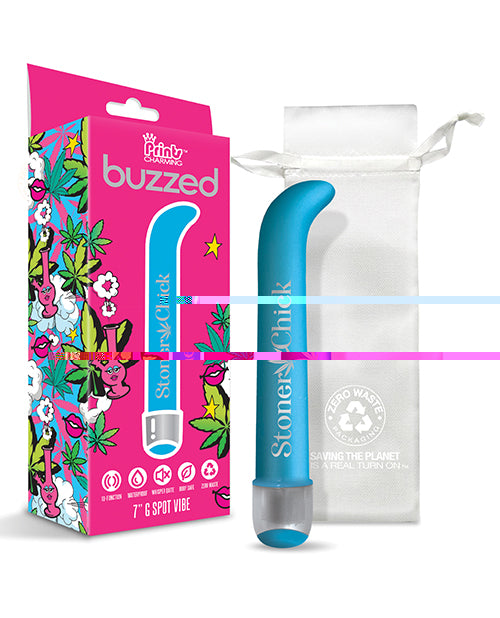 Buzzed 7" G-Spot Vibe - Stoner Chick Blue