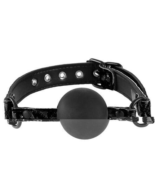 Sinful Soft Silicone Gag - Black