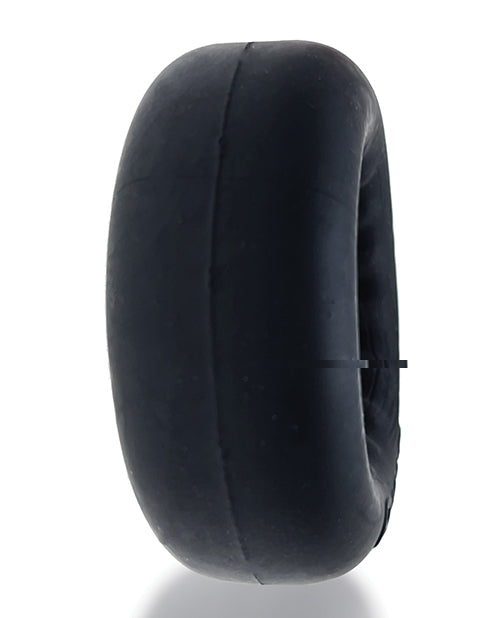 Oxballs Axis Rib Griphold Cockring - Black Ice