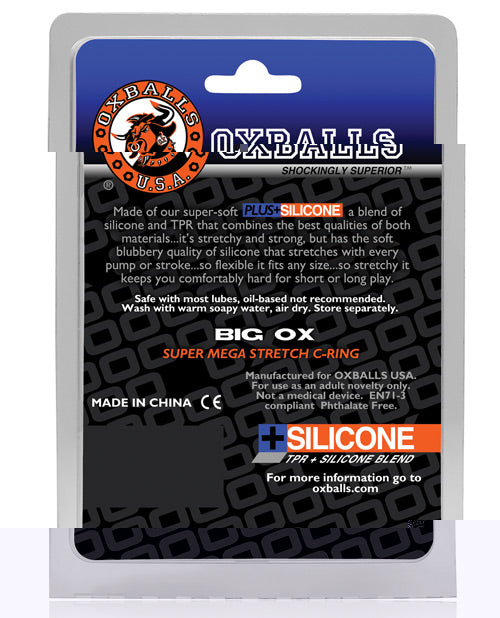 Oxballs Big Ox Cockring - Black Ice