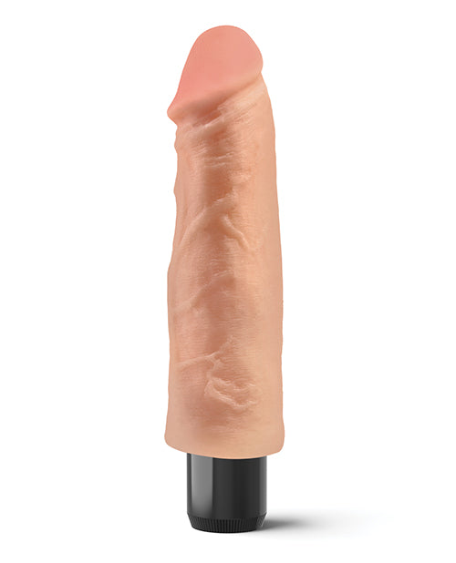 Real Feel No. 1 Long 7.5" Vibe Waterproof - Mutli-speed Flesh