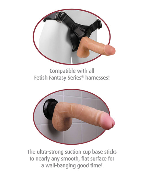 Real Feel Deluxe No. 1 6.5" Vibe Waterproof - Flesh