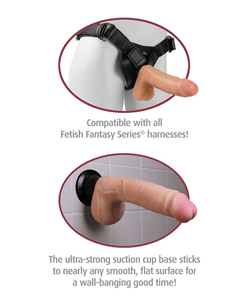 Real Feel Deluxe No. 7 9" Vibe Waterproof - Flesh