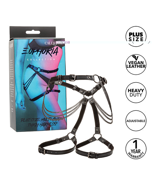 Euphoria Collection Plus Size Multi Chain Thigh Harness
