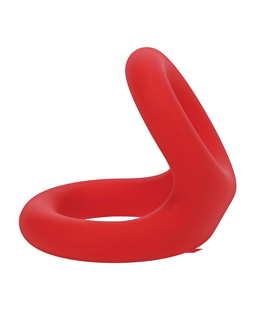 Tantus Uplift Silicone C Ring - Crimson