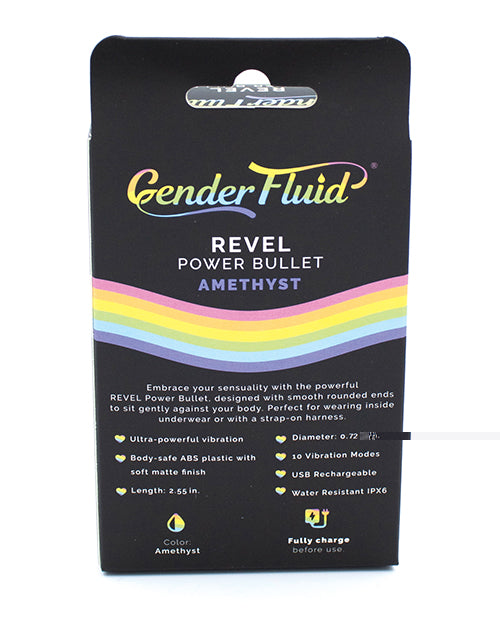 Gender Fluid Revel Power Bullet - Purple