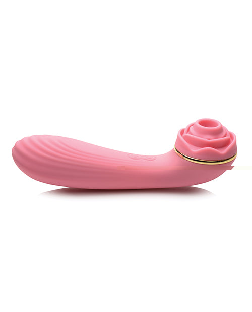 Inmi Bloomgasm Passion Petals Rose 10X Suction & Vibrator - Pink