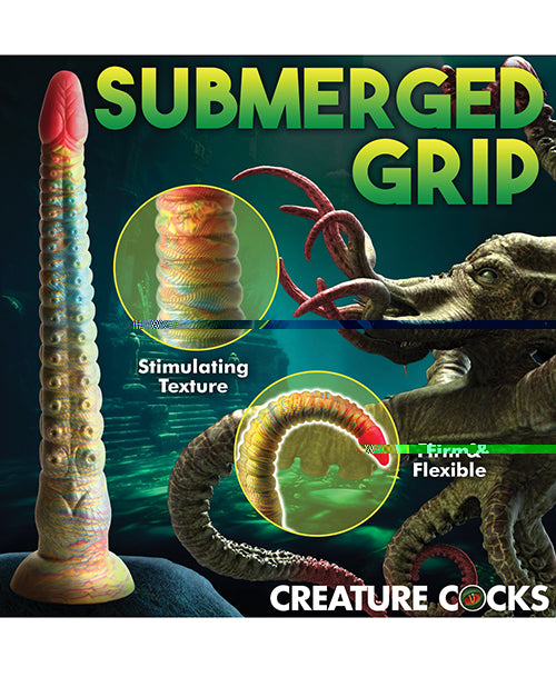 Creature Cocks Tentacle Dick Silicone Dildo - Multi Color