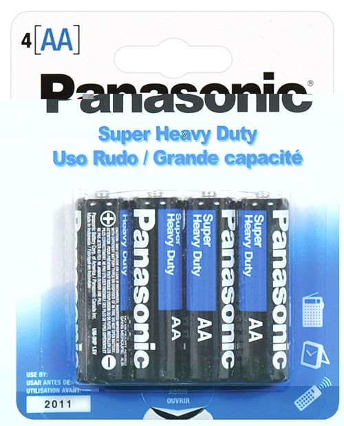 Panasonic Super Heavy Duty Battery AA - Pack of 4