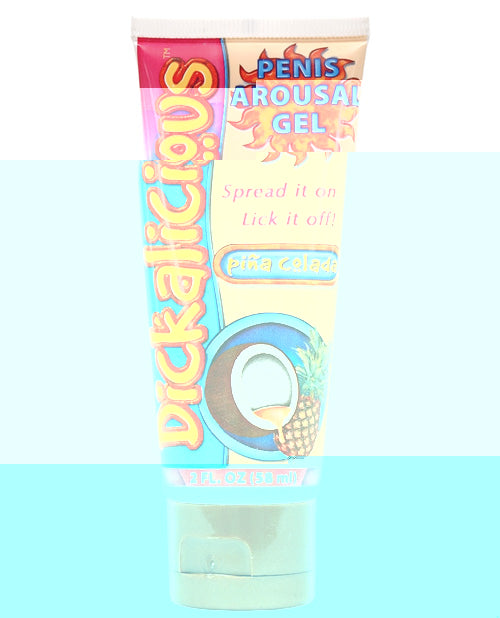 Dickalicious Penis Arousal Gel 2 oz - Pina Colada