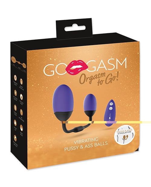 GoGasm Vibrating Pussy & Ass Balls - Purple