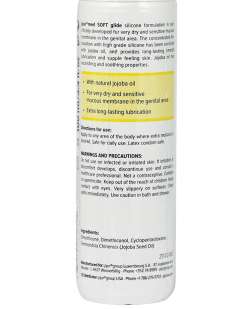 Pjur Med Soft Glide Silicone Based Personal Lubricant - 100ml Bottle