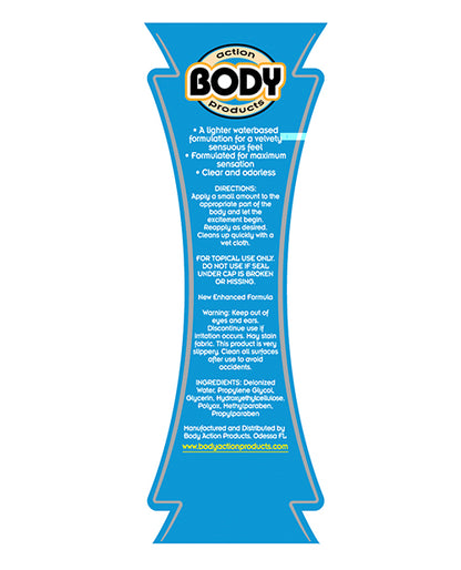 Body Action Ultra Glide Water Based - 4.4 oz Bottle