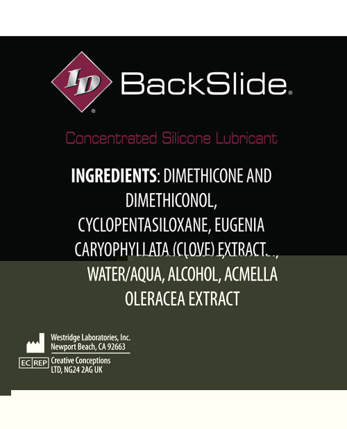 ID Backslide Anal Lubricant 1 oz