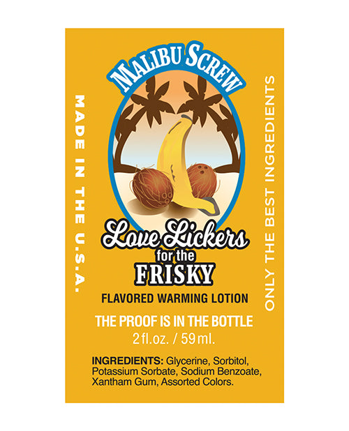 Love Lickers - 2 oz Malibu Screw Tropical Cocktail