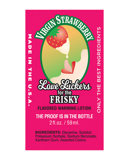 Love Lickers - 2 oz  Virgin Strawberry