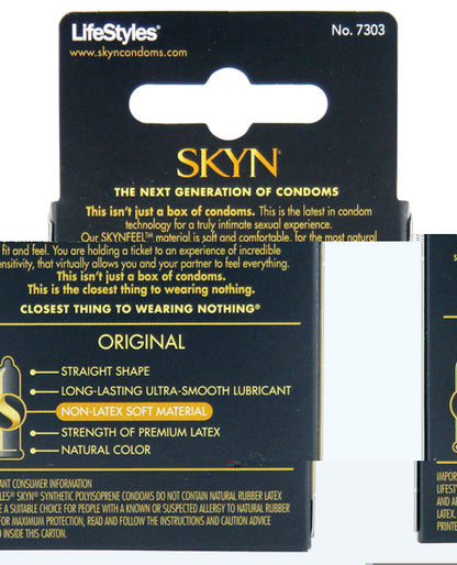 Lifestyles SKYN Original Condoms -  Box of 3