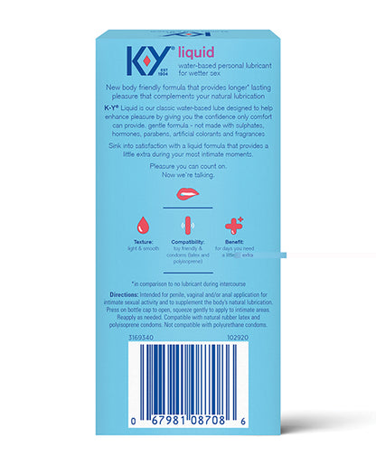 K-Y Natural Feeling Liquid - 2.4 oz