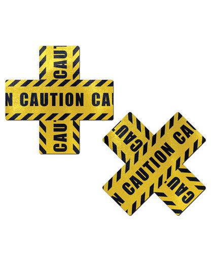 Pastease Premium Caution Cross - Black/Yellow O/S