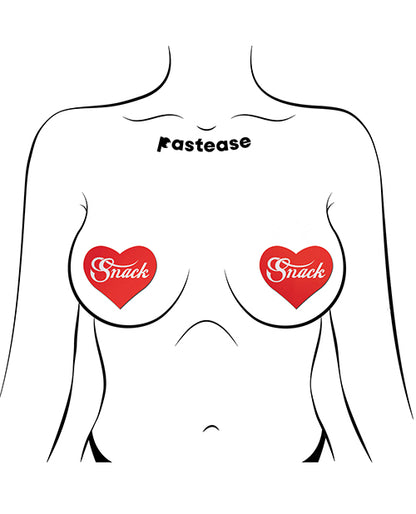 Pastease Premium Heart Snack - Red O/S