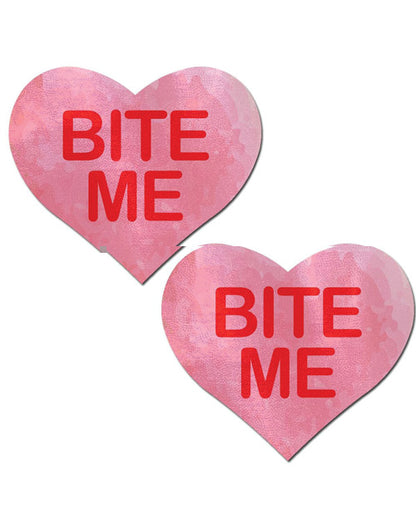 Pastease Premium Bite Me Heart - Pink/Red O/S