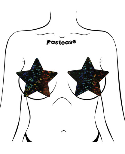 Pastease Coverage Disco Star - Black O/S