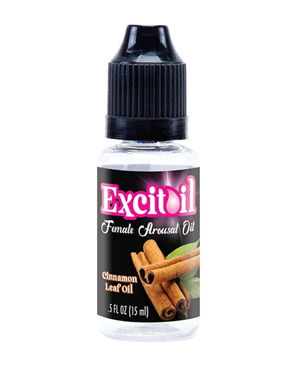 Body Action Excitoil Cinnamon Arousal Oil - .5 oz Bottle Carded