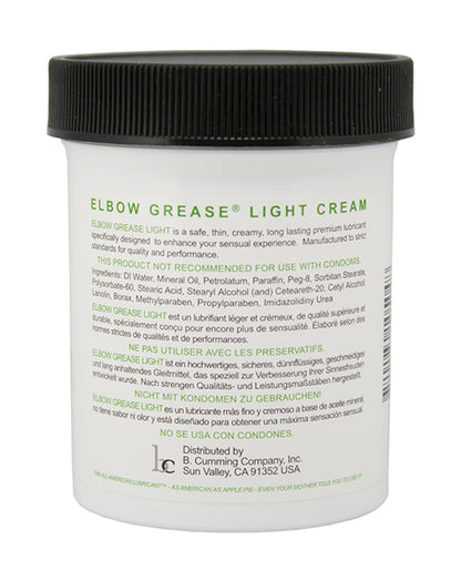 Elbow Grease Light Cream Jar - 4 oz