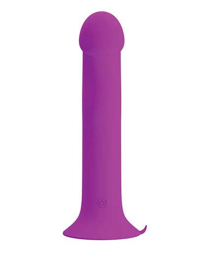 Pretty Love Murray Pulsating & Vibrating Suction Cup Dildo - Black