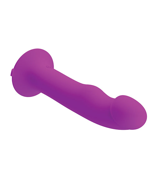 Pretty Love Murray Pulsating & Vibrating Suction Cup Dildo - Black