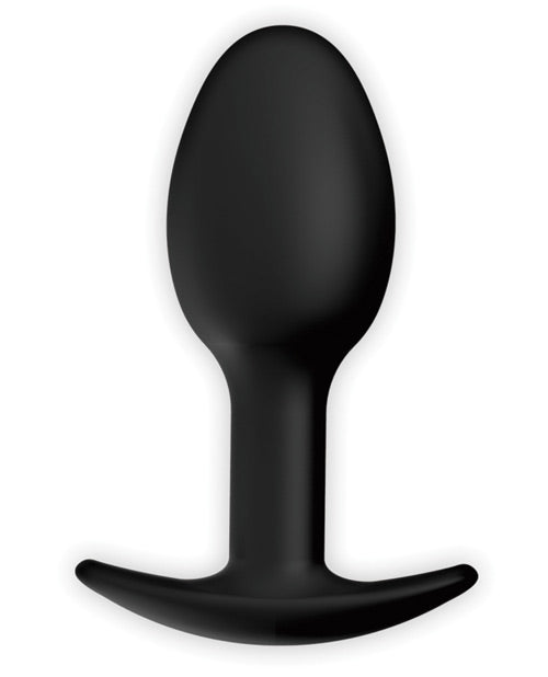 Pretty Love 3.34" Silicone Anal Plug w/Ball - Black