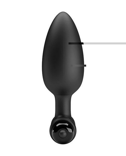 Pretty Love Vibra Butt Plug II - Black