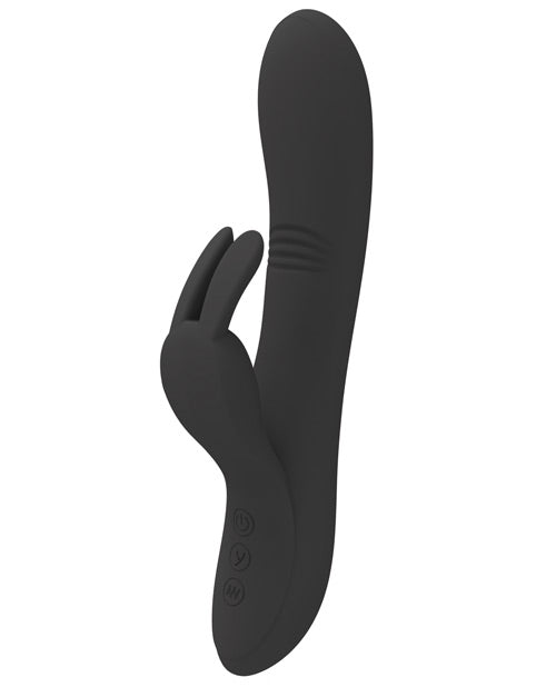 Pretty Love Dylan Bunny Ears Come Hither Rabbit 11 Function - Black