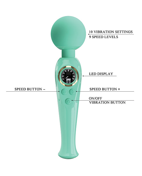 Pretty Love Skylar LED Digital Display Wand - Turquoise