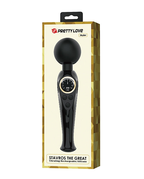 Pretty Love Skylar LED Digital Display Wand - Black