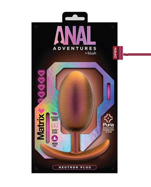 Blush Anal Adventures Matrix Neutron Plug - Copper