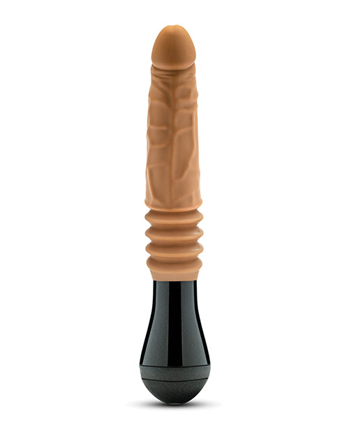 Blush Dr. Skin Silicone Dr. Arthur Thrusting Gyrating Vibrating Dildo - Tan