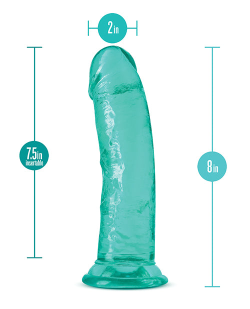 Blush B Yours Plus 8" Roar n Ride Dildo - Teal