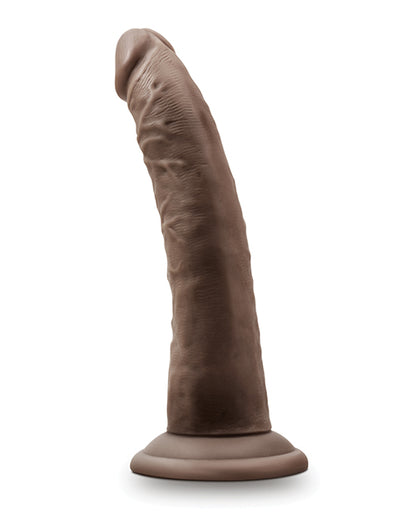 Blush Dr. Skin Glide 7.5" Self Lubricating Dildo - Chocolate