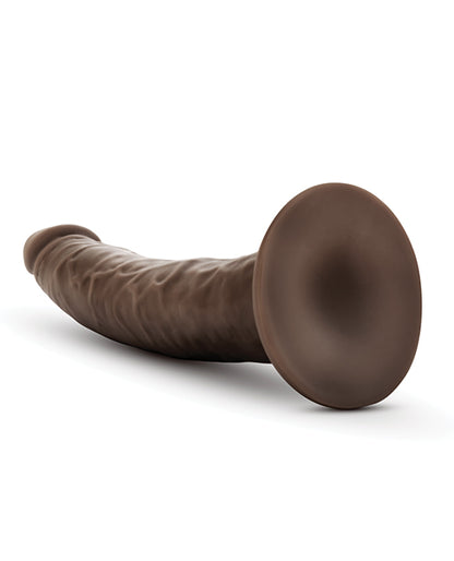 Blush Dr. Skin Glide 7.5" Self Lubricating Dildo - Chocolate