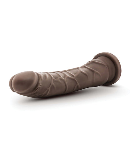 Blush Dr. Skin Plus 9" Posable Dildo - Chocolate