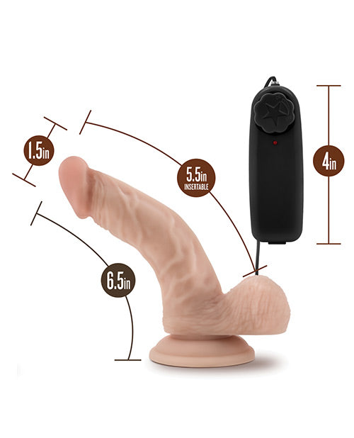 Blush Dr. Skin Dr. Ken 6.5" Cock w/Suction Cup - Vanilla