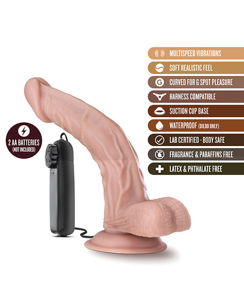 Blush Dr. Skin Dr. Sean 8" Cock w/Suction Cup - Vanilla