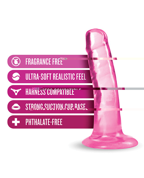 Blush B Yours Plus 5" Hard n' Happy Dildo - Pink