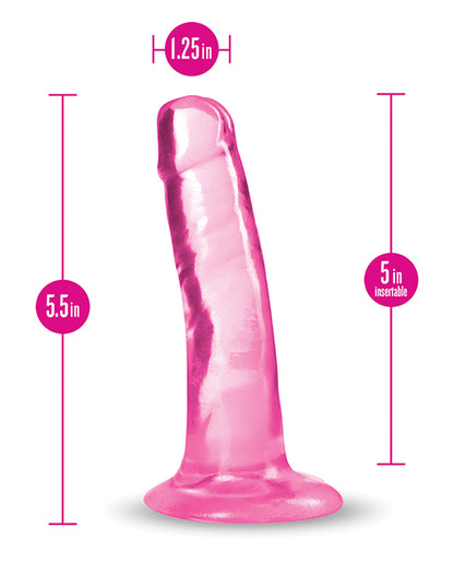 Blush B Yours Plus 5" Hard n' Happy Dildo - Pink