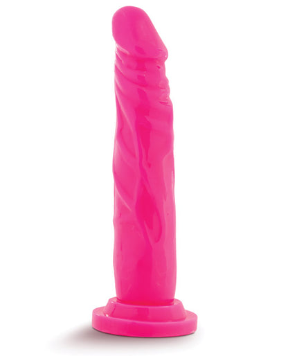 Blush Neo 7.5" Dual Density Cock - Neon Pink