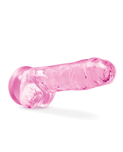 Blush Naturally Yours 8" Crystalline Dildo - Rose